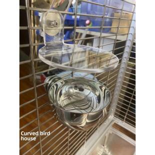 高档加厚中大型鹦鹉鸟笼亚克力挡屎板亚金刚灰机葵花凯克折专用