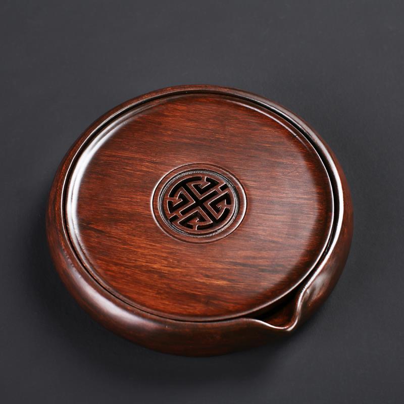 朱圆壶承日式干泡台底座茶杯垫养壶紫砂茶壶垫托架子茶具配件