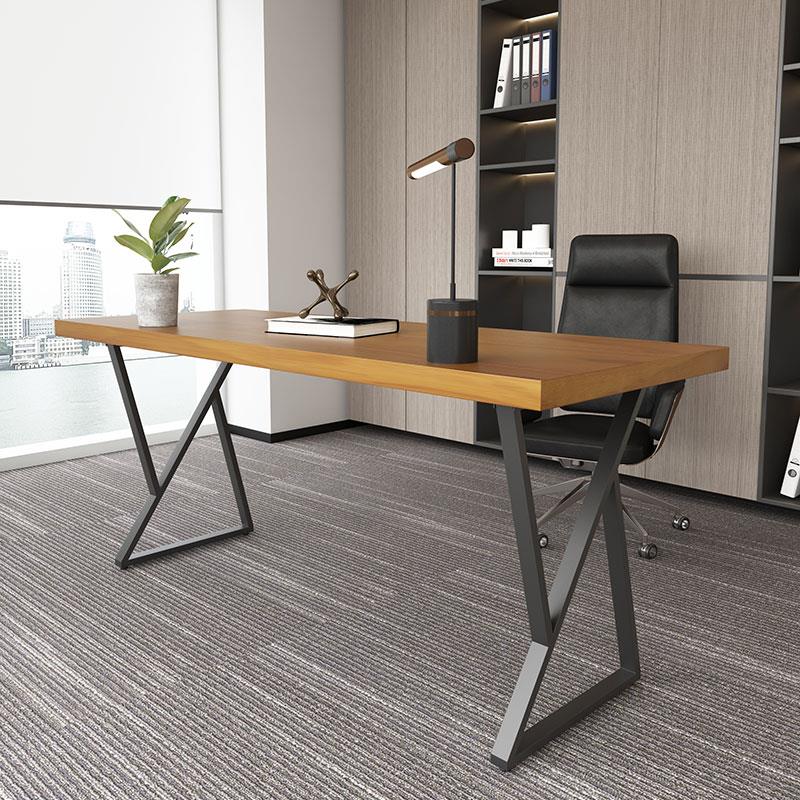 金属桌腿支架铁艺桌脚电脑桌支撑书桌架子岩板大理石茶几底座定制