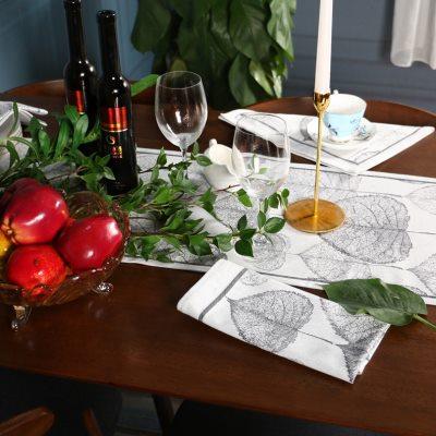 瑞典Ekelund 禅意桌旗佛系中式欧式餐旗茶几旗Ins风电视柜桌布
