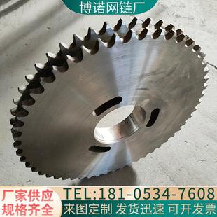 不锈钢链轮12A16A20A工业传动齿轮304耐高温单双排精密轴承链轮