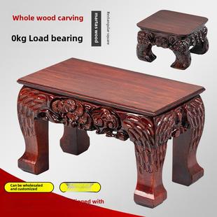 实木奇石根雕底座泰山石头大盆景鱼缸工艺品摆件大高脚底座可挖槽