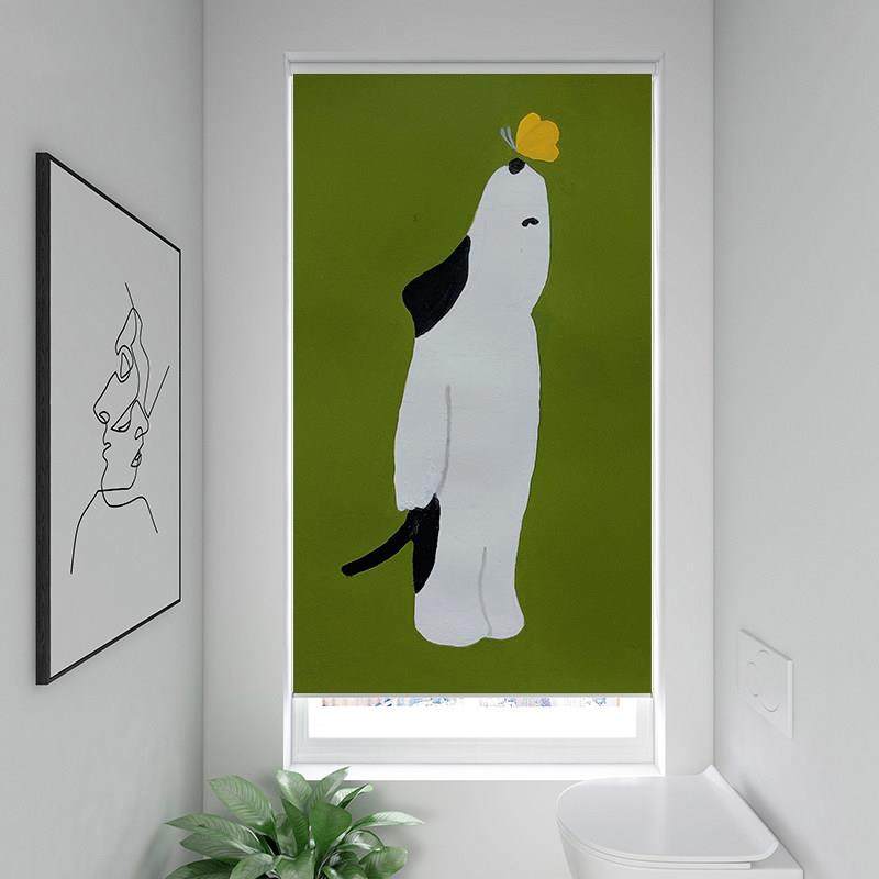 无需钻孔安装遮挡阳光的窗户和遮阳窗帘，可卷的浴室和厨房可调手,居家布艺,成品窗帘,淘宝优惠券,粉丝福利购,淘宝优惠卷