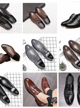 样板房间摆件饰鞋子男士皮鞋衣柜橱衣帽间陈列展示背景道具男鞋柜