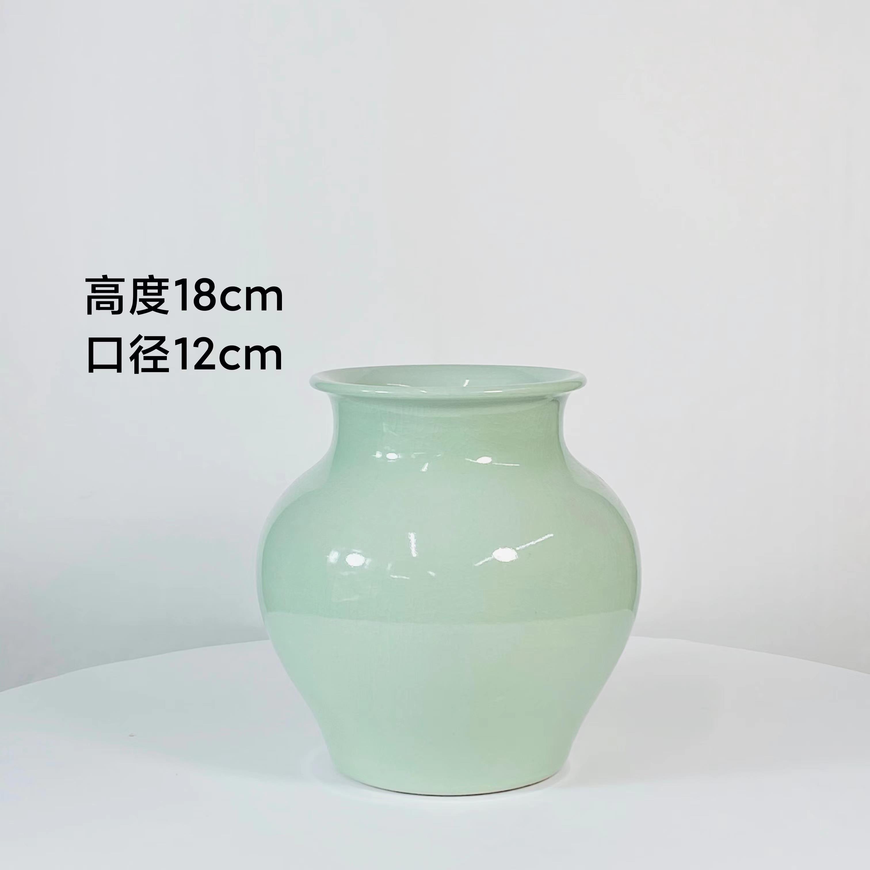 景德镇陶瓷花瓶【冰裂纹矮胖子】阿媛