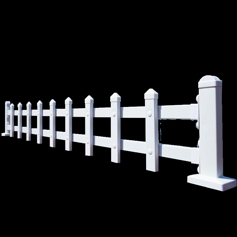 热销户外PVC草坪护栏塑钢绿化栏杆加厚花坛围栏塑料花园围挡园艺