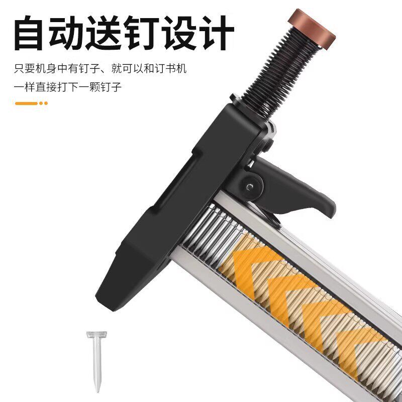 热销手动钉枪钢钉抢直钉水泥墙钉枪ST18钢排钉枪半自动手动射钉器