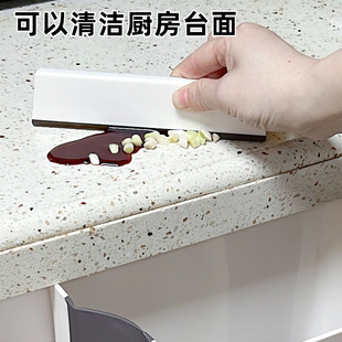 热销固定垃圾袋的硅胶刮板厨房台面清洁神器玻璃镜子清洁刷擦窗工