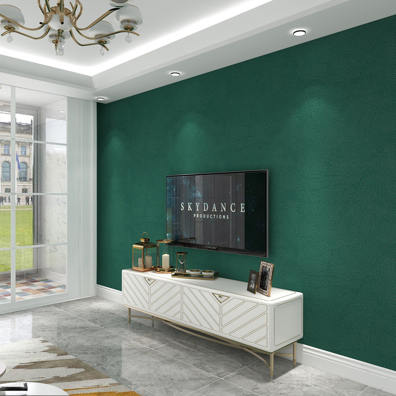 热销简约现代电视背景墙布艺术漆全屋彩泥硅藻泥水泥灰无缝壁布实