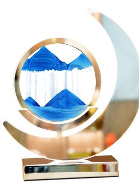 热销流沙画摆件沙漏创意解压办公室客厅酒柜电视柜家居装饰品生日