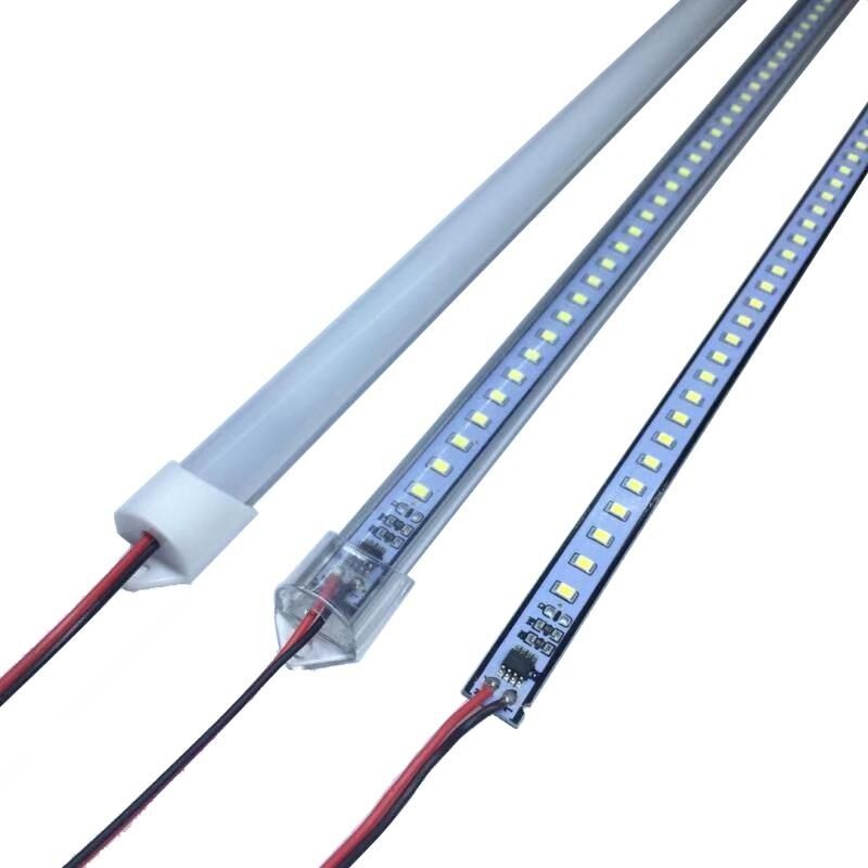 热销led硬灯条高压220v超亮贴片珠宝手机柜台灯货架展示柜灯箱长