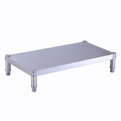 热销1层不锈钢家用小货架厨房置物架落地增高支架矮架子灶台盖板