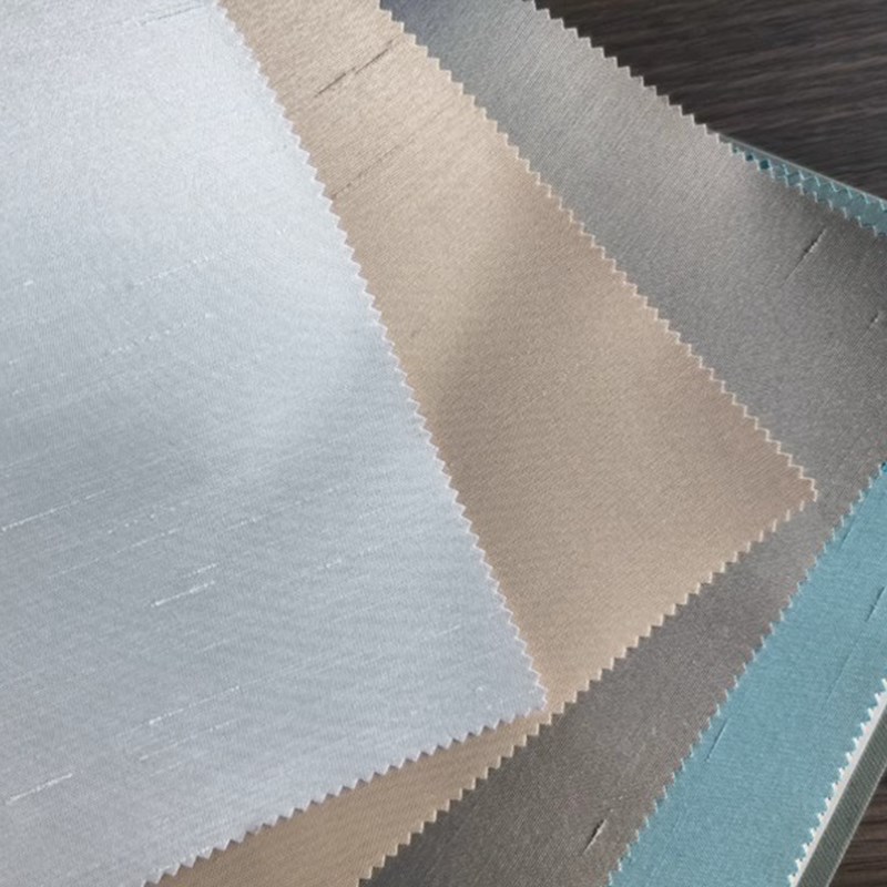 热销真丝销竹节丝竖纹墙布无缝双宫丝简约轻奢风纯色壁布竹节纹