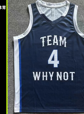 新品美式篮球服定制球衣美高eybl杰伦格林团队数码印号diy水印