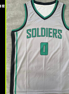 美高SOLDIERS篮球服男女定制队服比赛EYBL球衣diy印字订做团购