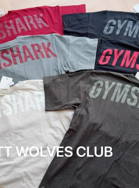 TT WOLVES独家!鲨鱼新款Power男女同款超柔软弹力水洗弹棉T恤S80