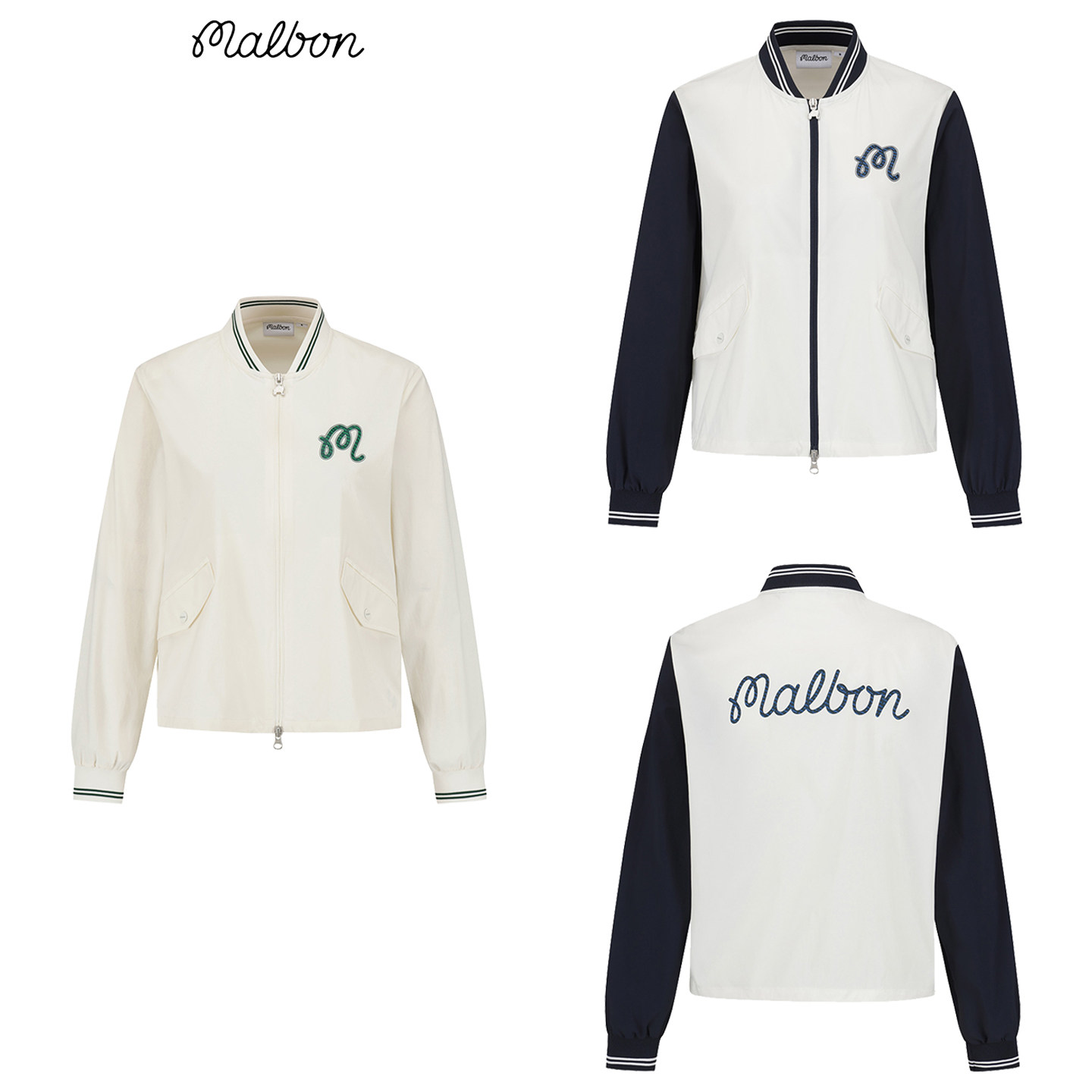 韩国MALBON高尔夫球服26春夏女款轻薄弹力外套户外运动休闲棒球服