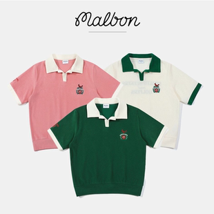 针织POLO衫 夏季 短袖 新品 透气轻薄运动休闲高弹百搭 24高尔夫女装