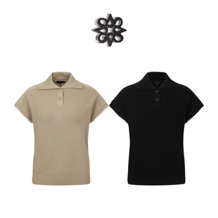 新品 短袖 春夏季 StANDREWS高尔夫服装 运动透气 POLO针织衫 高弹修身