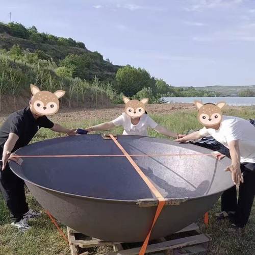 包邮一米五大铁锅老式生铁锅特厚特重铸铁大锅120大铁锅1.8锅商用