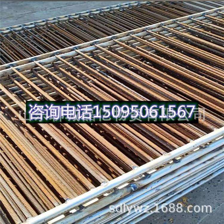 用高弹力做养殖漏粪网钢棒猪圈围栏7.19.010.712.6长短定尺