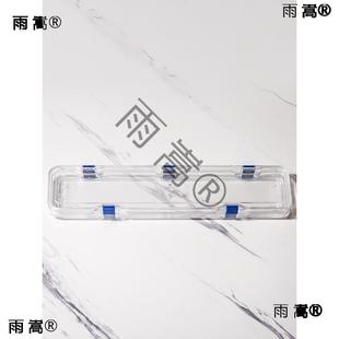 高弹膜盒悬浮盒芯片存放盒展示盒防震盒晶圆硅片收纳盒透明塑料盒