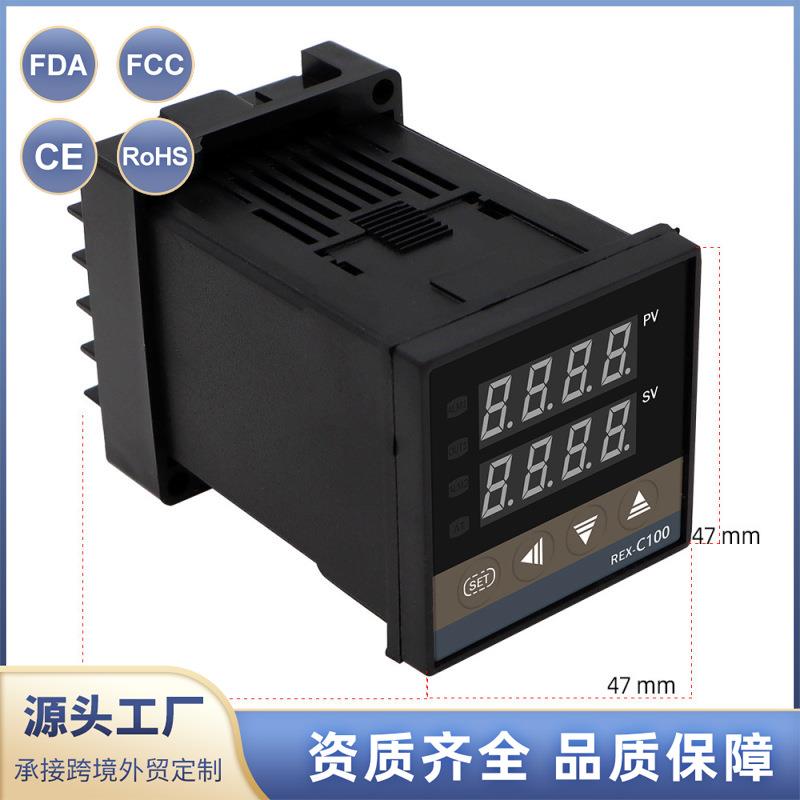 REX-C100高精度多种输入数字显示PID智能调节温控仪表智能温控器