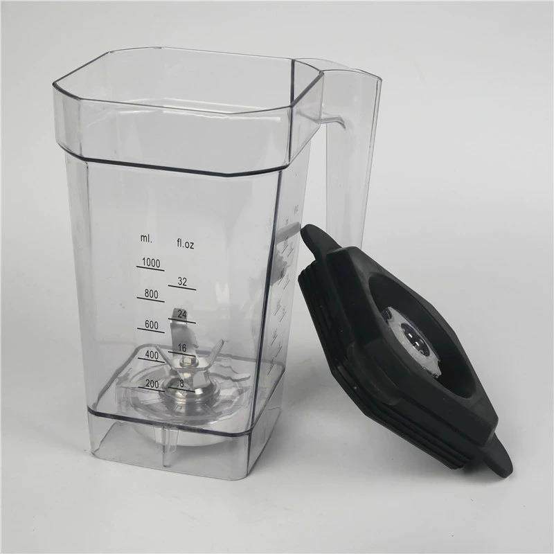 带罩沙冰机杯子Blender冰沙机杯子奶茶店静音带罩隔音冰沙机配件