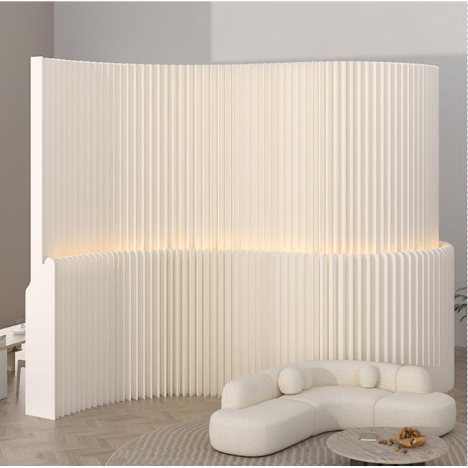 屏风隔断墙移动折叠发光办公室客厅分隔墙房间隔档板假墙简易自装