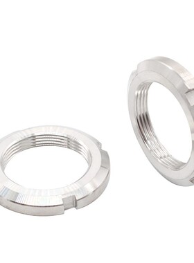 热销304不锈钢圆螺母开槽螺母DIN981轴承锁紧细牙止退小并帽园螺