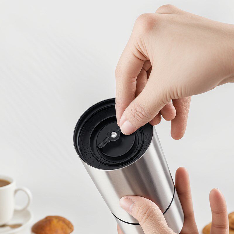 热销电动咖啡磨豆机 手摇咖啡豆研磨机便携手冲手磨咖啡机自动磨