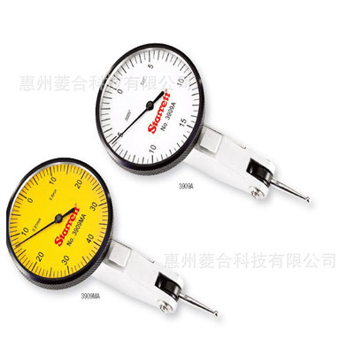 Starrett美国施泰力3809MA杠杆指示表0-0.8mm0.01mm公英制