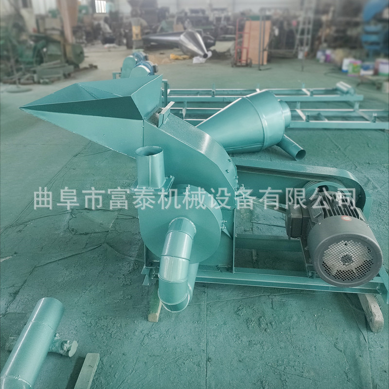 自动进料养殖场畜禽饲料粉碎机多功能纸箱泡沫粉碎机花生秧打糠机