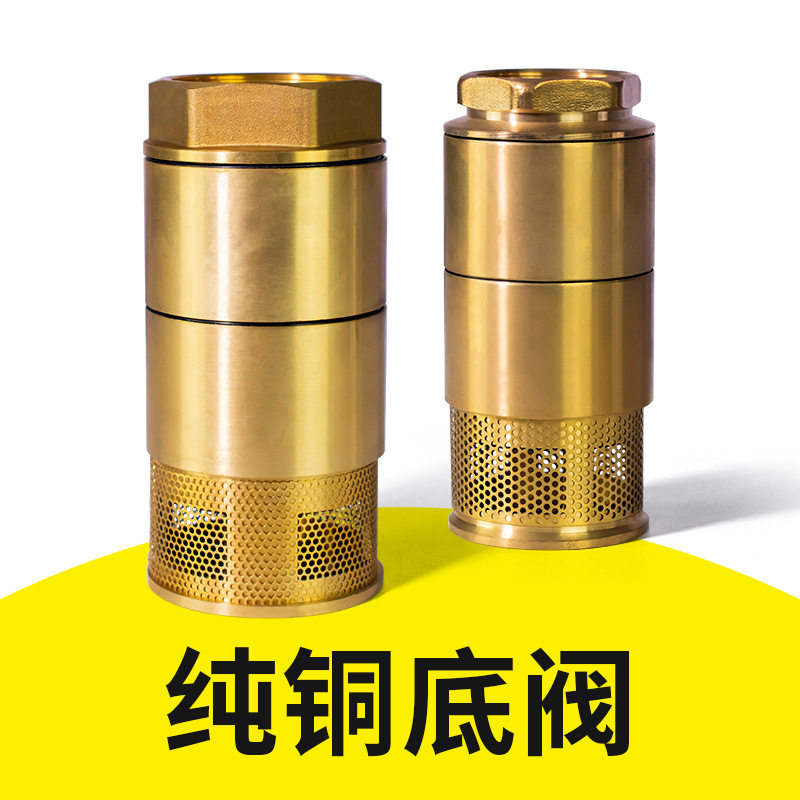 双门底阀纯铜加油站铜自吸泵用过滤网截止回阀油罐配件加油机