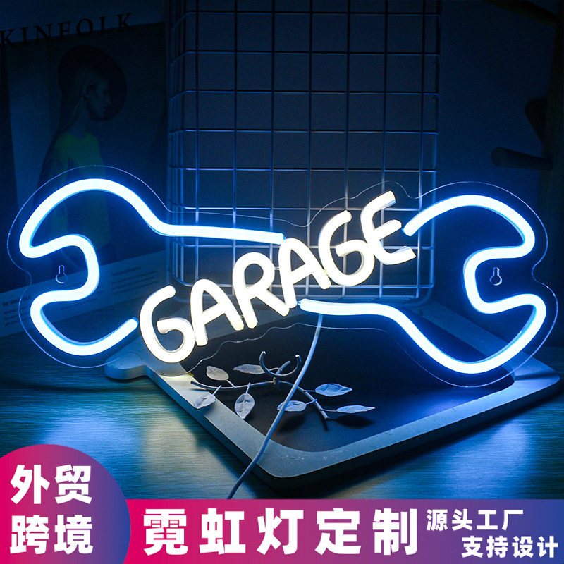 garageLED霓虹发光车库灯