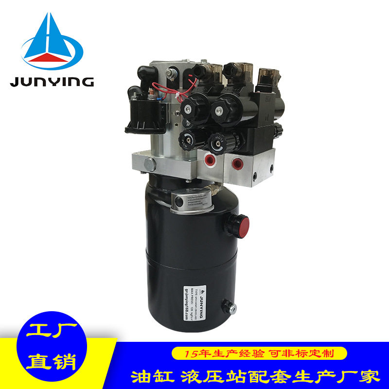 工厂直销高压液压系统24V12V直流动力单元电动泵液压泵