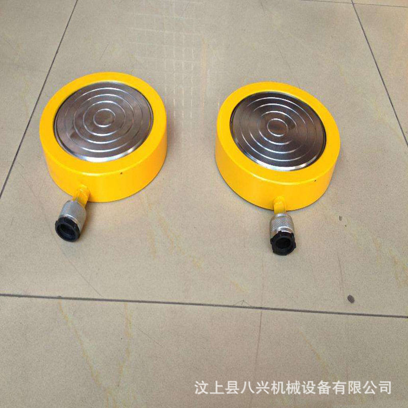 超薄型扁平油缸中空千斤顶静载检测油缸张拉千斤顶电动液压千斤顶