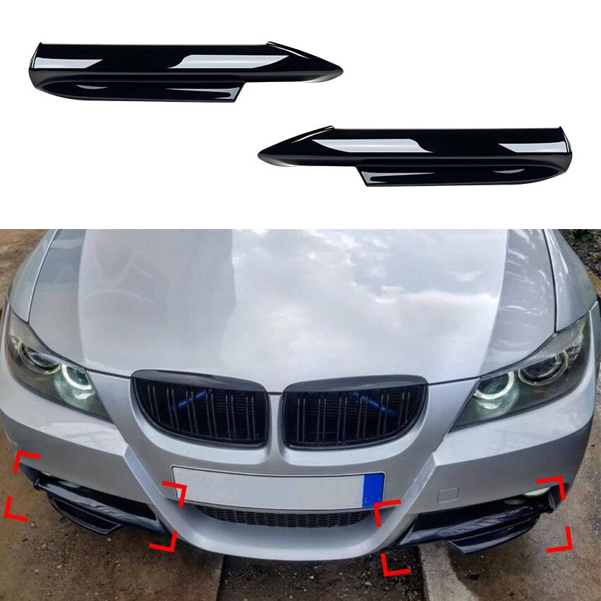 适用宝马3系E90E91M-Tech320i330i2005-2008前包角车贴改装