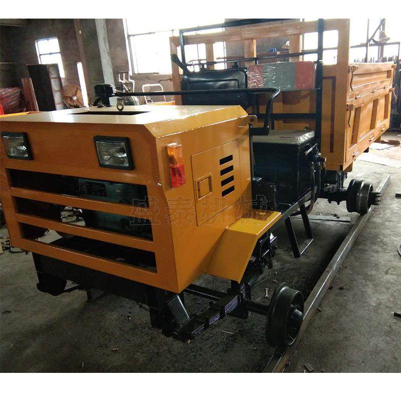 抢修轨道运料车铁路施工火车轮运输车轨道车钢轨地铁轻轨维修搬运