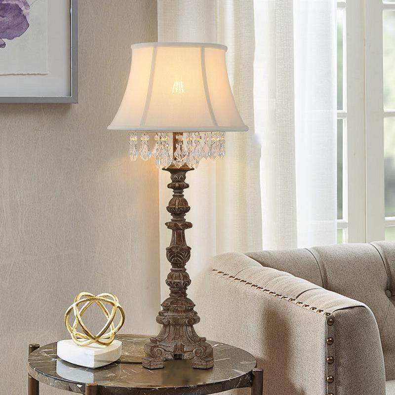 美式乡村发式实木雕刻复古做旧台灯卧室床头书房餐厅客厅装饰氛围,鲜花速递/花卉仿真/绿植园艺,割草机/草坪机,淘宝优惠券,粉丝福利购,淘宝优惠卷