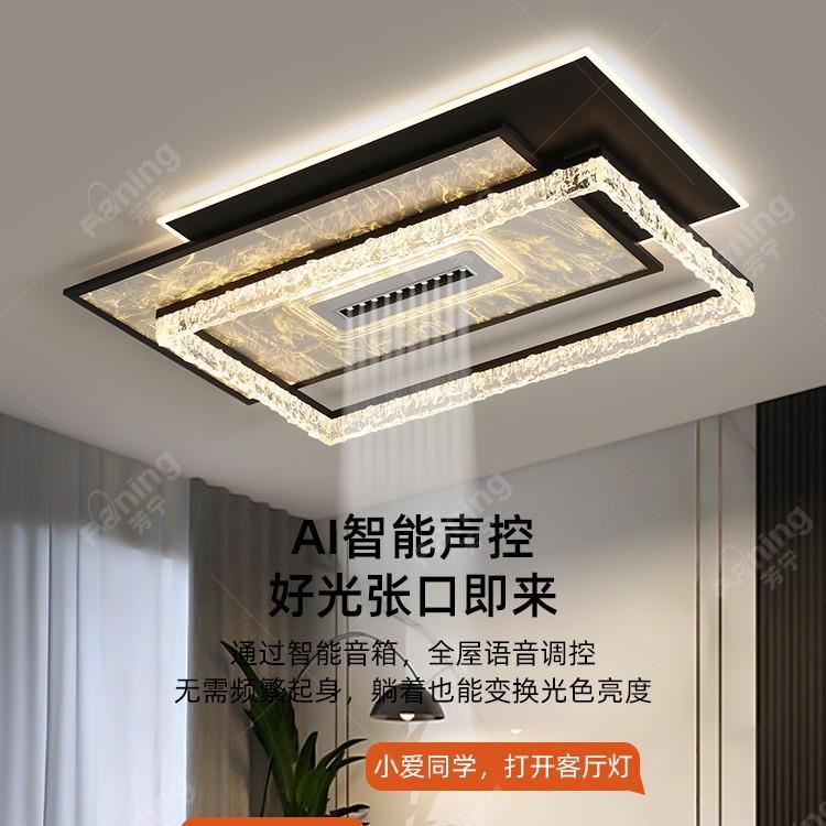 现代简约大气2025新款意式轻奢感客厅灯吸顶灯具全屋套餐组合