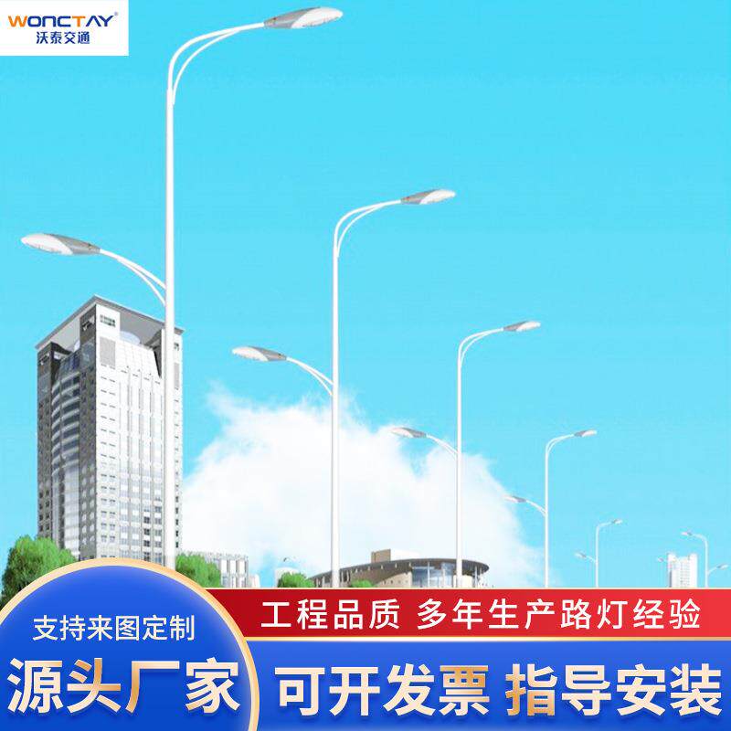 厂家直销LED市政道路照明灯LED市电路灯5米6米8米 户外太阳能路灯