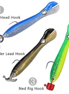 10Pcs Lure Bait Fishing Soft Loach Artificial Bass