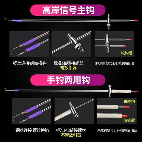 极速高岸懒人钓黄鳝钩自动鳝鱼钩引钩引条套装黄蟮勾甲鱼工具神器