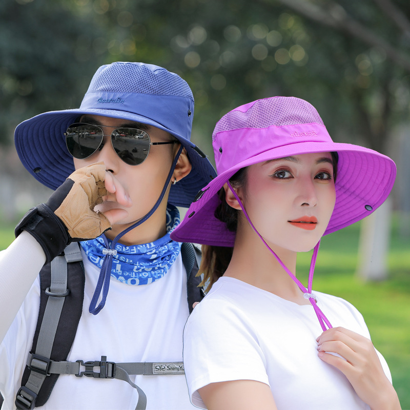 2022 New Bucket Hat Summer Men Women Boonie Hat Outdoor UV P