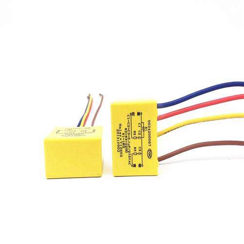 3*0.1uf/275vAC,C1=C2=C3=0.1uf,R2=R3=220欧姆R1=1M欧姆安规电容