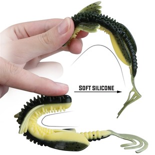 Sougayilang New Fishing Lure 2pcs/lot  Lifelike Soft Rubber