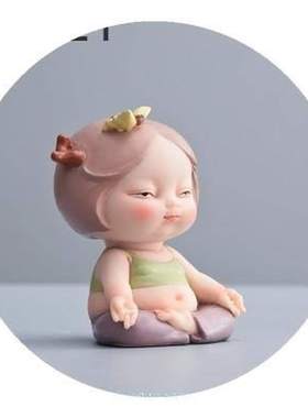 女童房间布置摆设品摆设品小创意可爱摆件创意可爱客厅家居装饰品