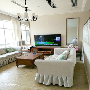 武汉沙发套上门测量定做定制全包真皮布艺沙发垫订做亚麻全包外罩