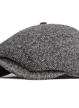 HT3747 Beret Men Women Autumn Winter Hat Octagonal Newsboy C